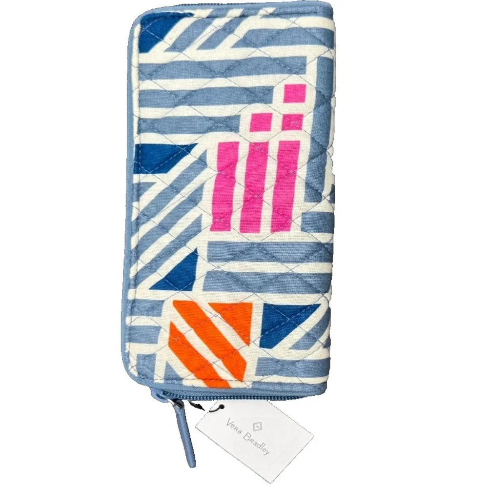 VERA BRADLEY RFID Georgia Wallet Clutch in Geo Medallions Print NWT - Picture 7 of 7